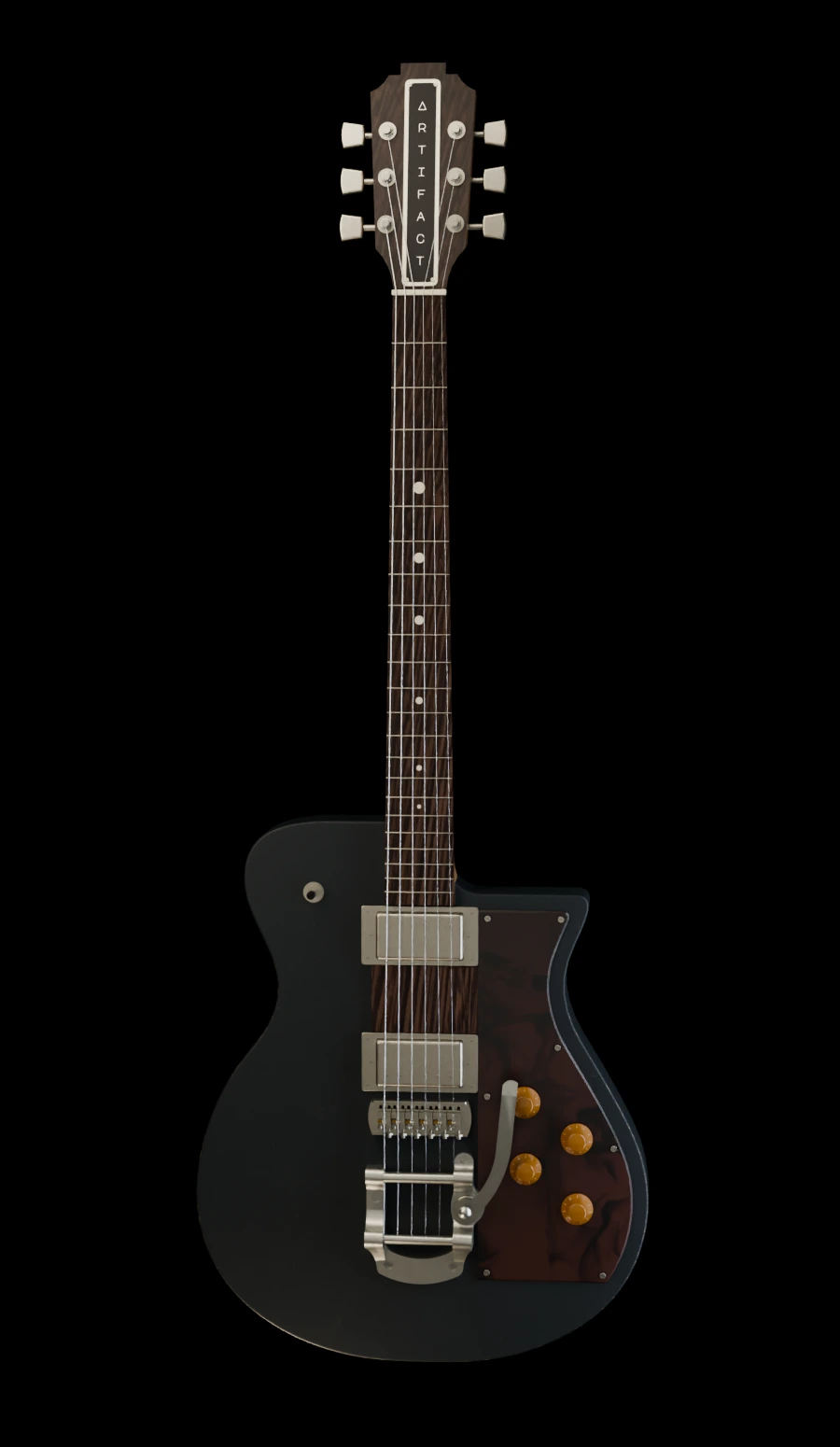 Approved dark Artifact guitar