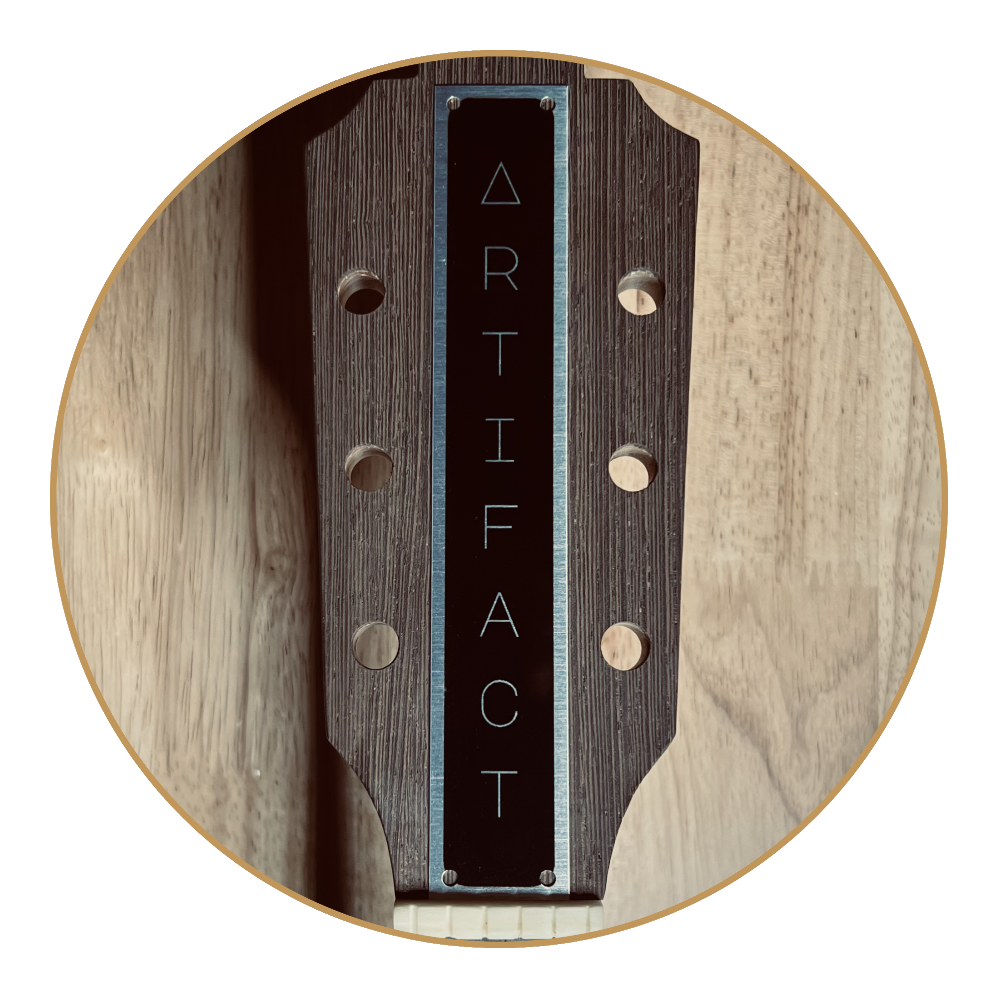 Artifact guitar headstock