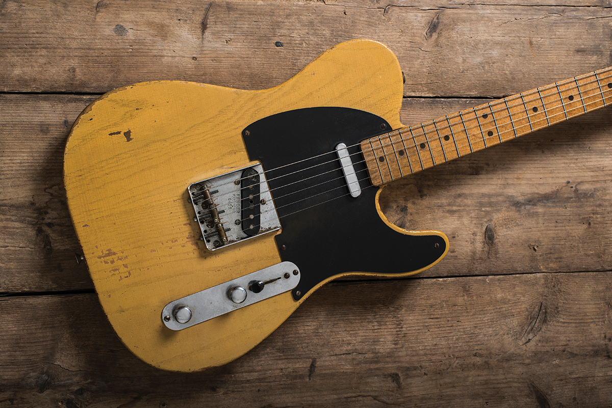 1950 Fender Broadcaster, the original bolt-on electric guitar