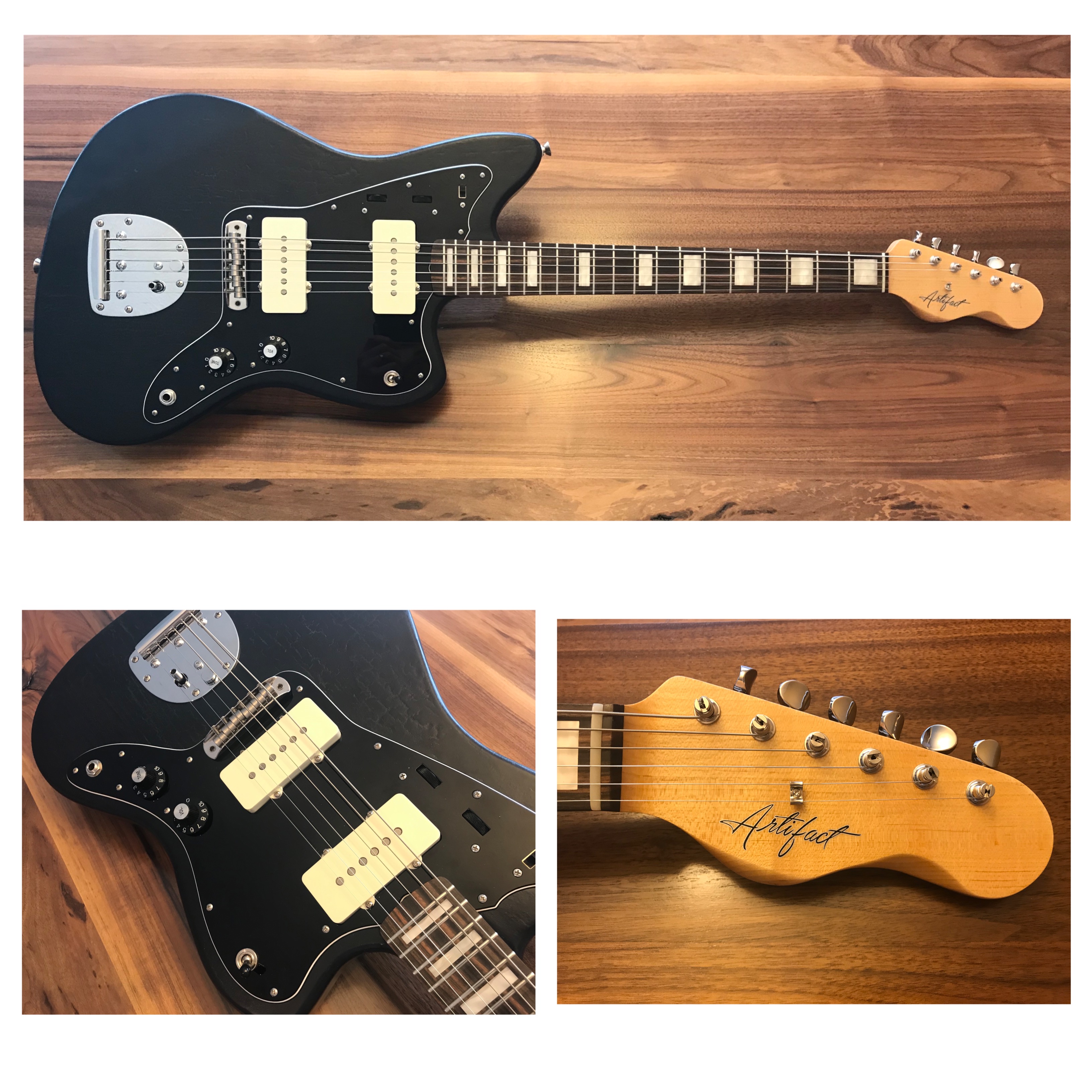 Custom Jazzmaster-inspired Artifact electric guitar