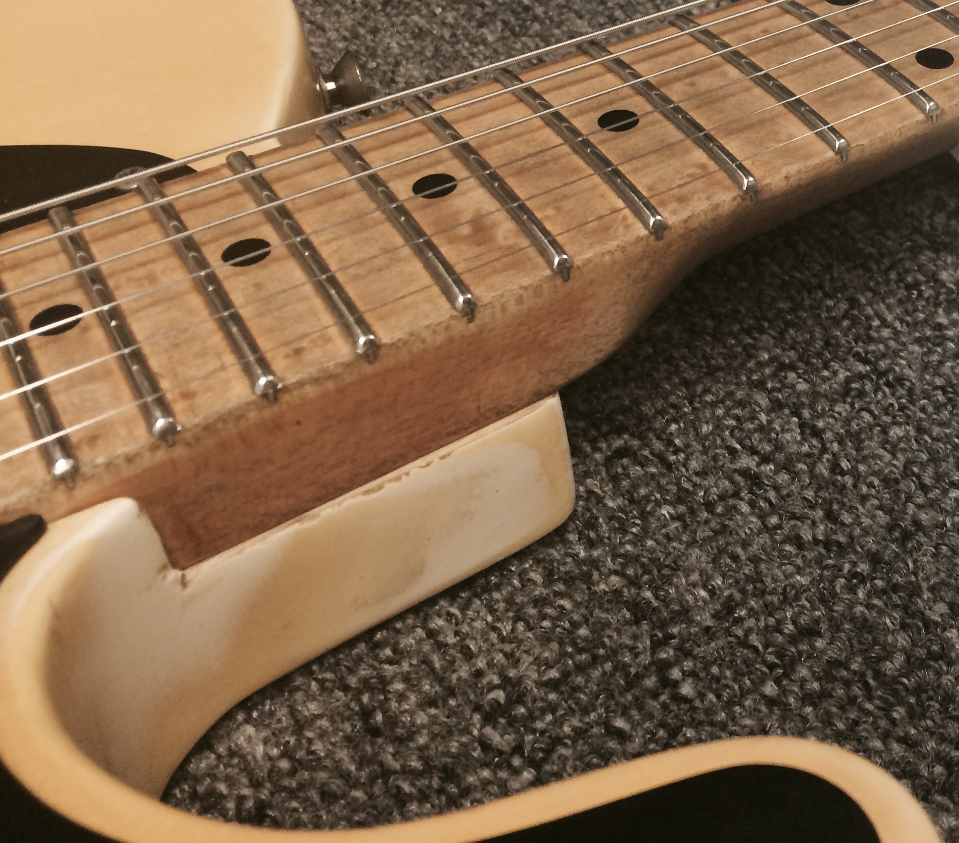 1970s Telecaster refret with jumbo wire